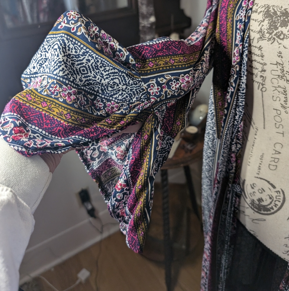 Bohemian Multicolor Maxi Dress - Picture 15 of 16